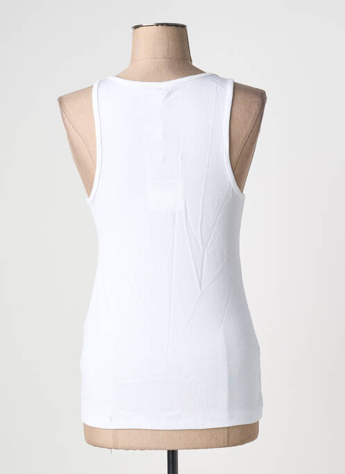 Débardeur coupe ajustée sans manche blanc ONLY femme