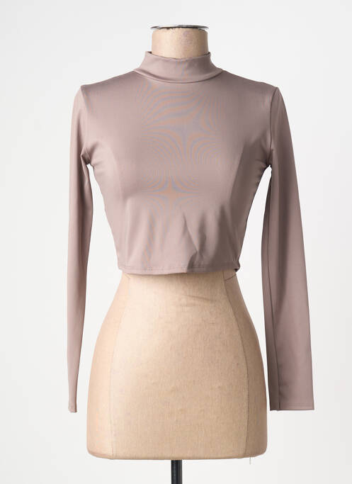 Top gris LOKITA femme