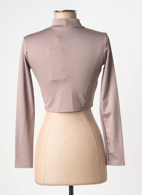 Top gris LOKITA femme