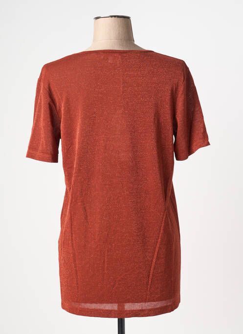 T-shirt orange PLEASE femme