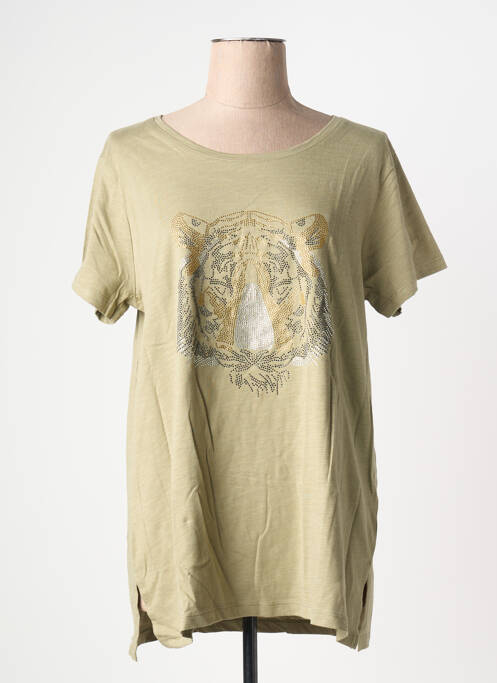 T-shirt vert CREAM femme