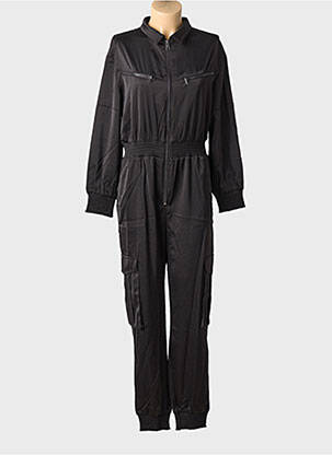 Combi-pantalon col chemisier manches longues noir FREEMAN T.PORTER femme