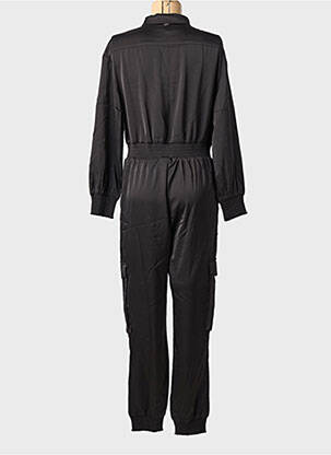 Combi-pantalon col chemisier manches longues noir FREEMAN T.PORTER femme