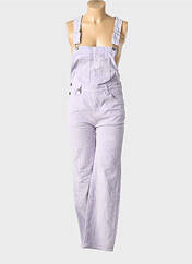 Salopette violet F.A.M. femme seconde vue
