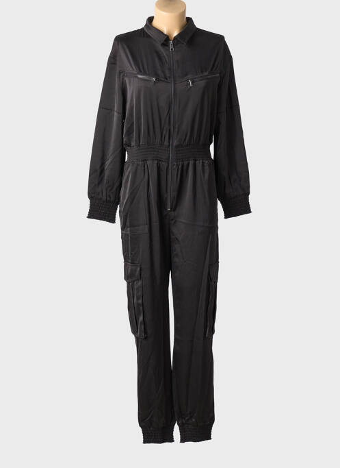 Combi-pantalon col chemisier manches longues noir FREEMAN T.PORTER femme