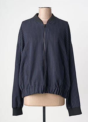 Veste casual poches bleu PLEASE femme