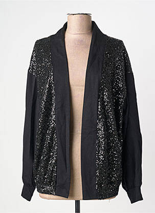 Veste casual coupe droite noir LOKITA femme
