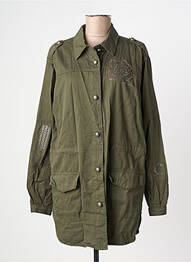 Veste casual coupe droite vert CREAM femme