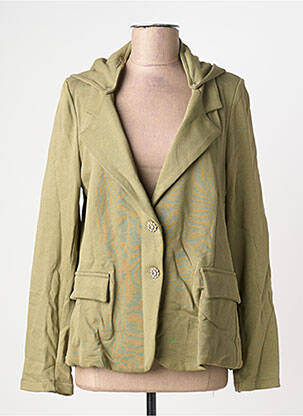 Veste casual coupe droite vert LOKITA femme