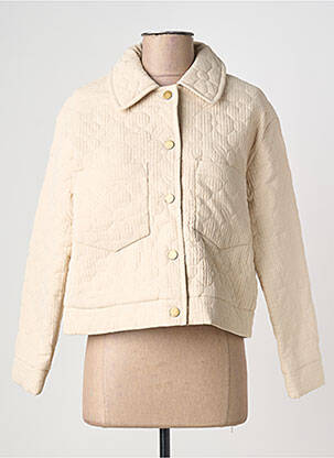 Veste casual coupe droite beige MOLLY BRACKEN femme