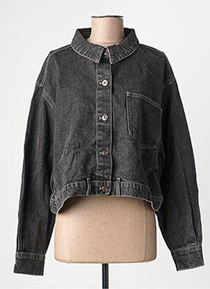 Veste casual coupe droite noir ONLY femme