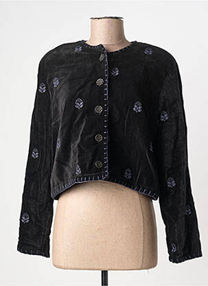 Veste casual noir MAISON HOTEL femme
