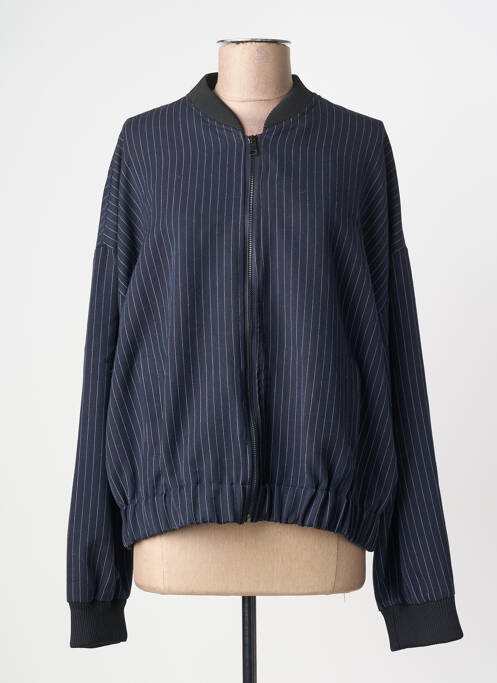 Veste casual poches bleu PLEASE femme
