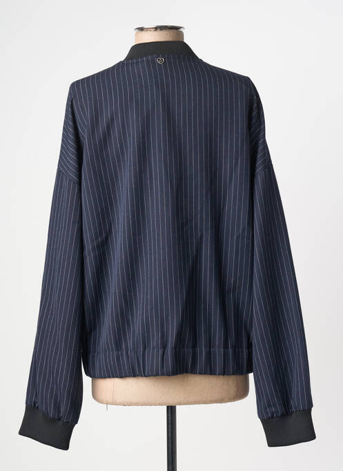 Veste casual poches bleu PLEASE femme