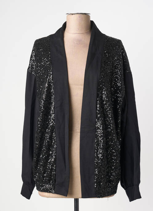 Veste casual coupe droite noir LOKITA femme