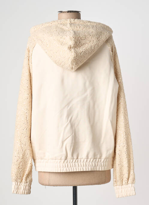 Veste casual poches beige FRACOMINA femme