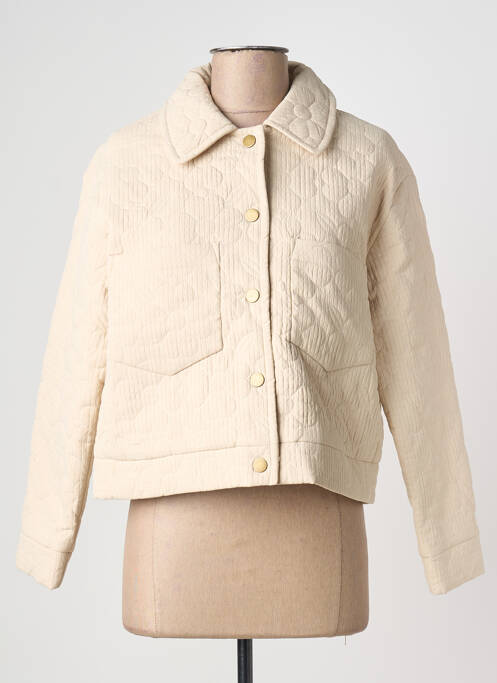 Veste casual coupe droite beige MOLLY BRACKEN femme
