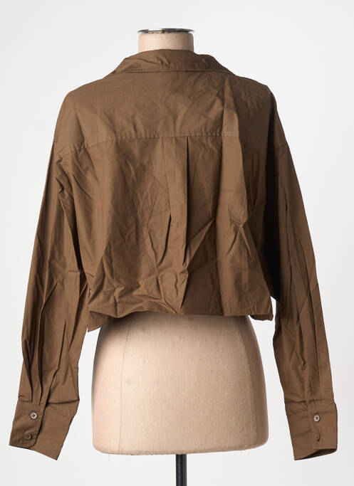 Veste casual coupe droite marron GRACE & MILA femme