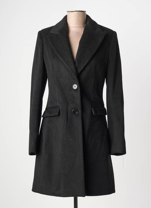 Manteau long noir FRACOMINA femme