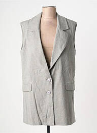 Blazer coupe cintrée gris FRACOMINA femme