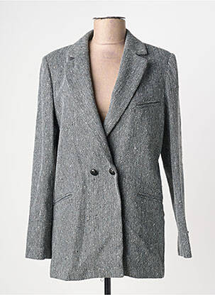 Blazer poignets boutonnés gris MAISON HOTEL femme