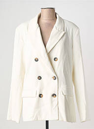 Blazer coupe cintrée blanc FRACOMINA femme