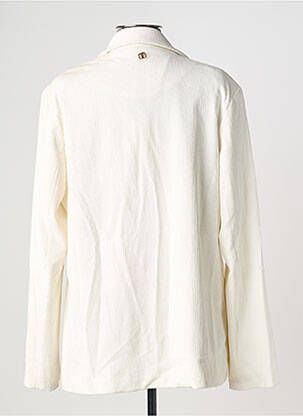 Blazer coupe cintrée blanc FRACOMINA femme