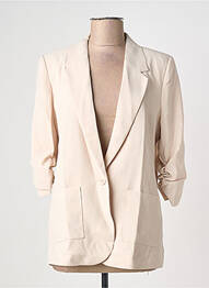 Blazer coupe cintrée beige CREAM femme