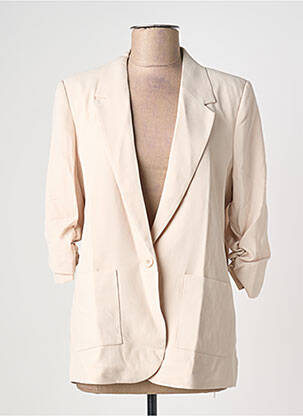 Blazer coupe cintrée beige CREAM femme
