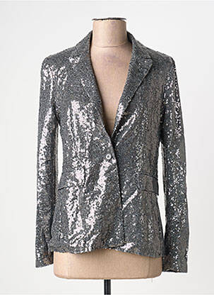 Blazer coupe cintrée gris ONLY femme