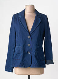 Veste casual col tailleur bleu WHITE STUFF femme