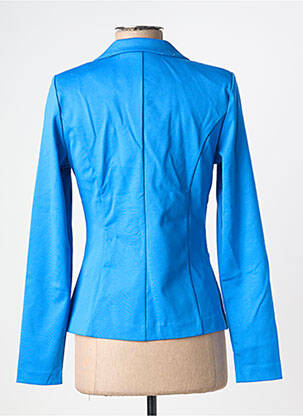 Blazer coupe cintrée bleu ICHI femme