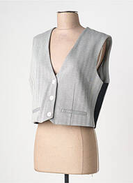 Gilet sans manche coupe cintrée gris IMPERIAL femme