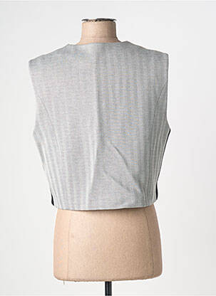 Gilet sans manche coupe cintrée gris IMPERIAL femme