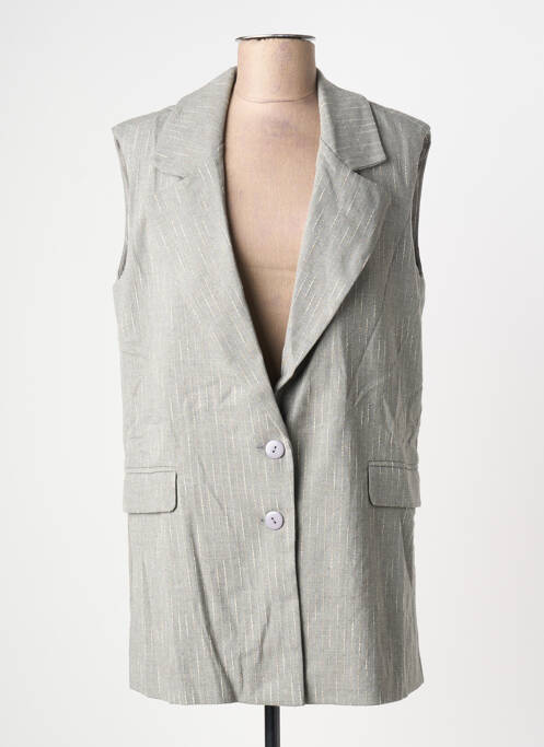 Blazer coupe cintrée gris FRACOMINA femme