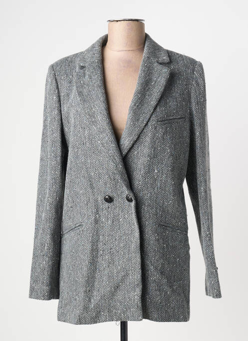 Blazer poignets boutonnés gris MAISON HOTEL femme