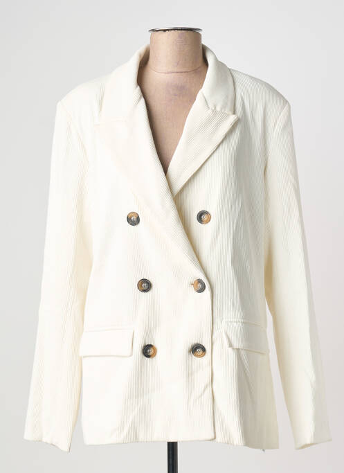 Blazer coupe cintrée blanc FRACOMINA femme
