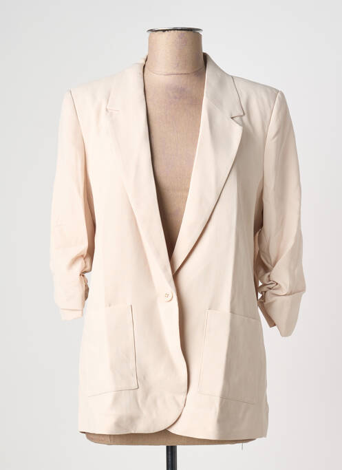 Blazer coupe cintrée beige CREAM femme