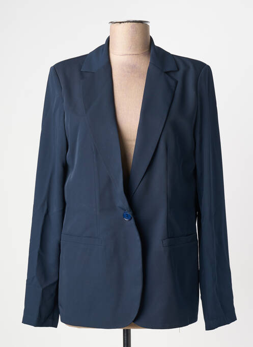Blazer coupe cintrée bleu PLEASE femme