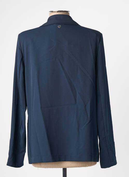 Blazer coupe cintrée bleu PLEASE femme