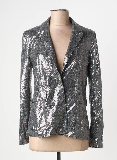 Blazer coupe cintrée gris ONLY femme