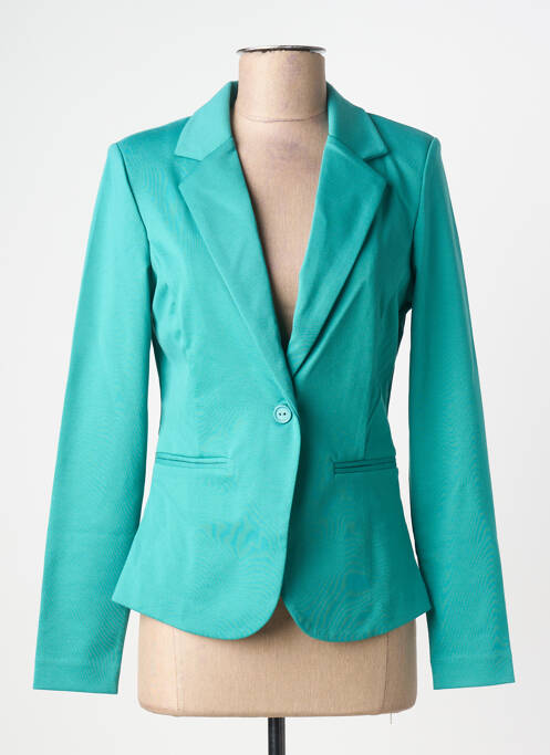 Blazer coupe cintrée vert ICHI femme