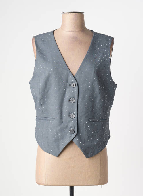 Gilet sans manche doublure gris CREAM femme