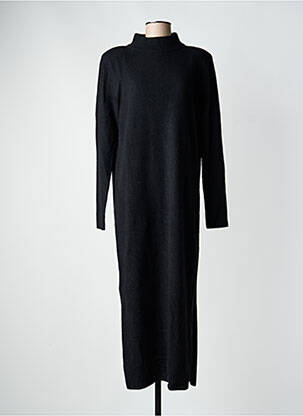 Robe longue manches longues manches longues noir KARMA KOMA femme