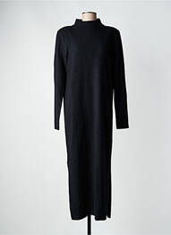 Robe longue manches longues manches longues noir KARMA KOMA femme