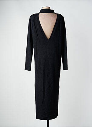 Robe longue manches longues manches longues noir KARMA KOMA femme