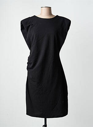 Robe courte sans manche sans manche noir ICHI femme