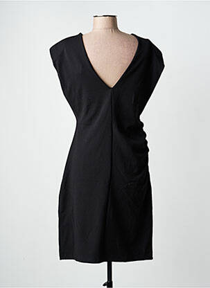 Robe courte sans manche sans manche noir ICHI femme