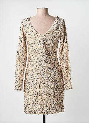 Robe courte manches longues manches longues rose VERO MODA femme