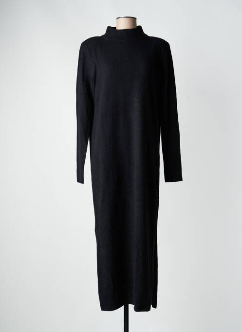 Robe longue manches longues manches longues noir KARMA KOMA femme